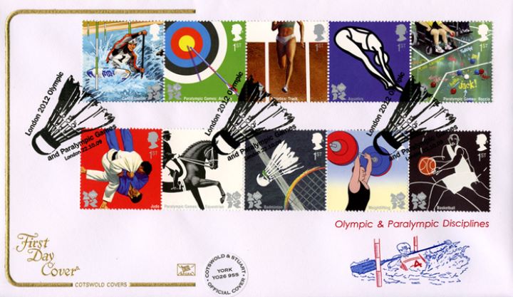 Olympic Games: Series No.1, Canoeist