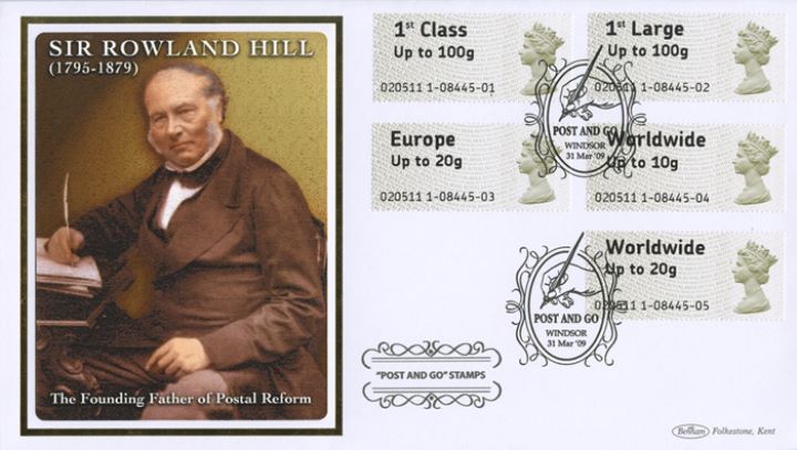 Post & Go Labels, Rowland Hill