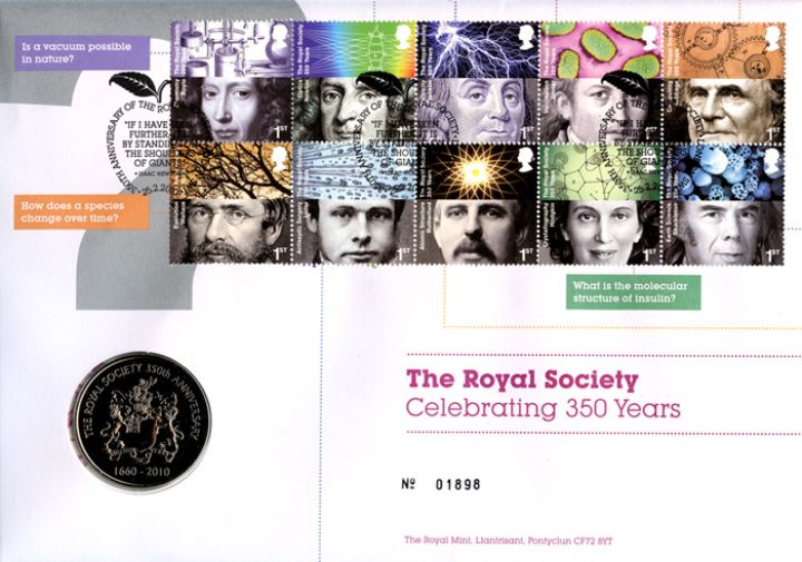 The Royal Society, Medal Cover