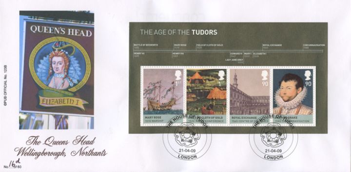 The Tudors: Miniature Sheet, Queen's Head