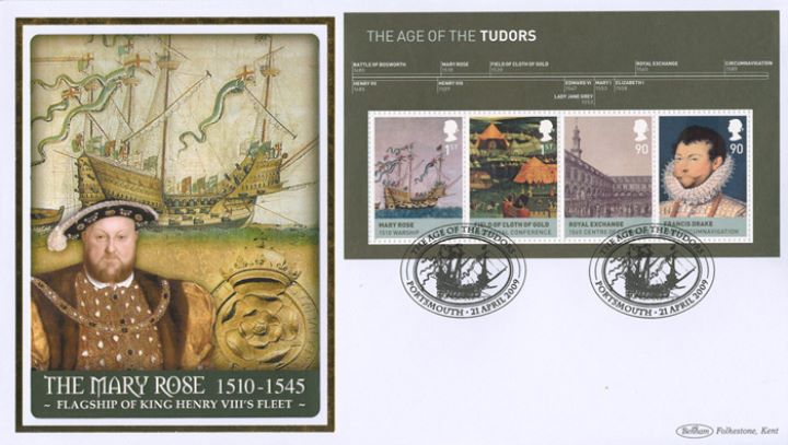 The Tudors: Miniature Sheet, The Mary Rose