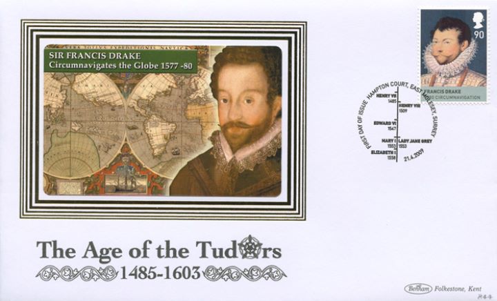 The Tudors: Miniature Sheet, Sir Francis Drake