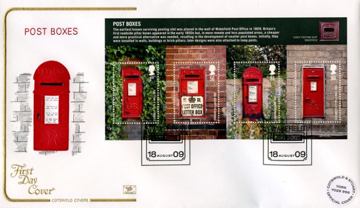 Post Boxes: Miniature Sheet, Wall Box