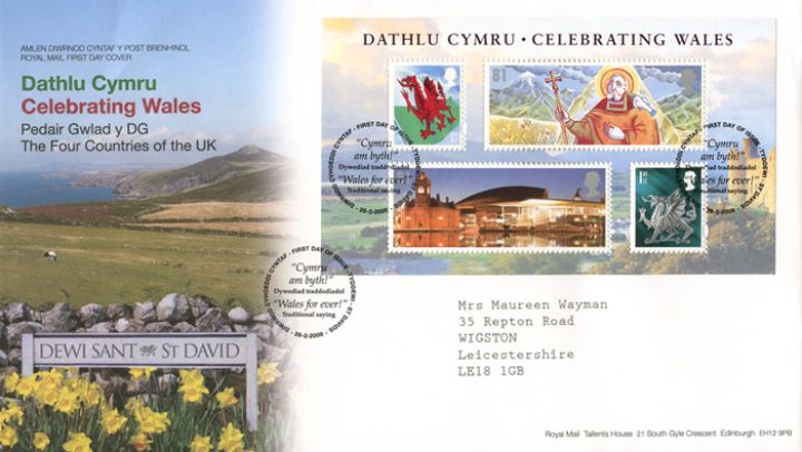 Celebrating Wales: Miniature Sheet, Welsh Coast