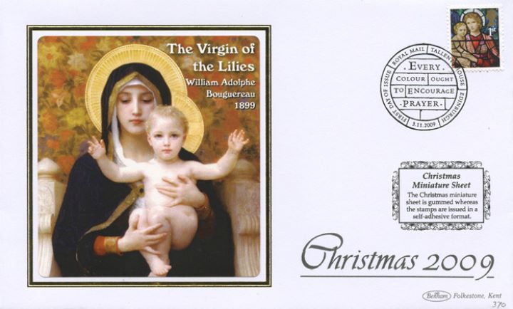 Christmas 2009: Miniature Sheet, The Virgin of the Lillies