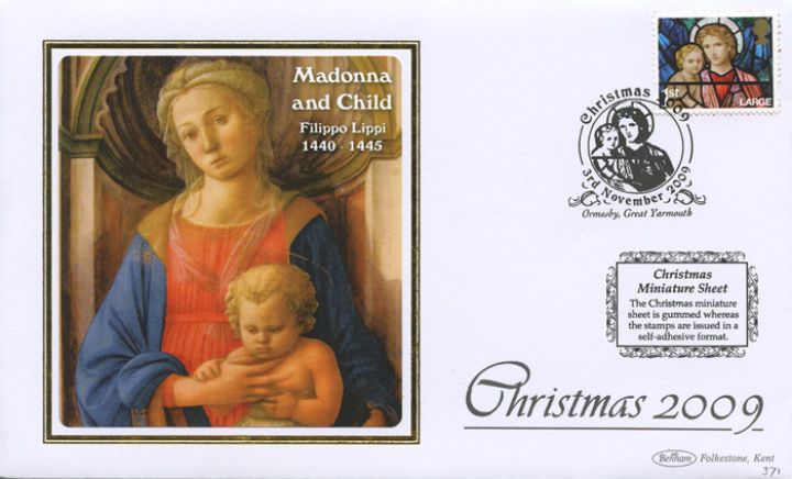 Christmas 2009: Miniature Sheet, Madonna and Child