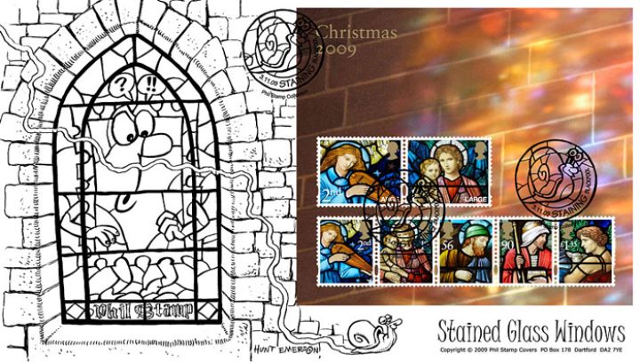 Christmas 2009: Miniature Sheet, Stained Glass Window