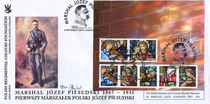 Christmas 2009: Miniature Sheet, Marshal Jozef Pilsudski