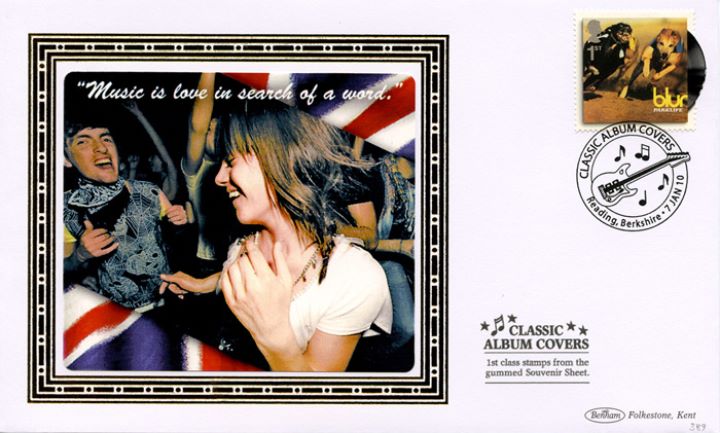 Classic Album Covers [Souvenir Sheet], Music is love...