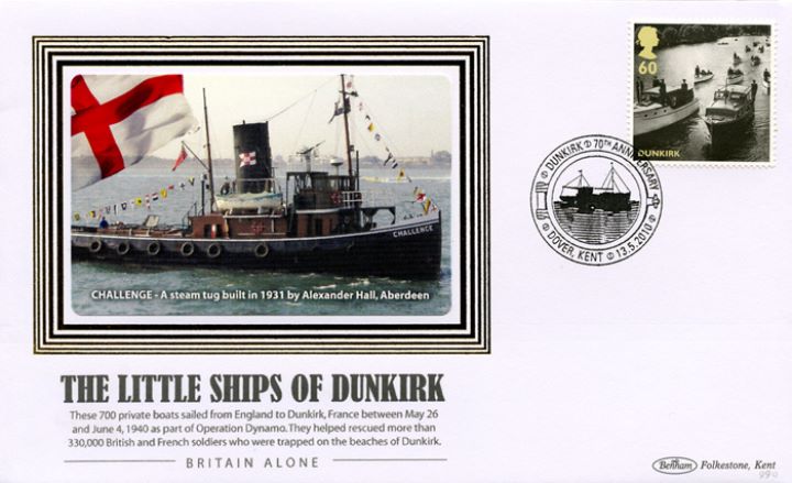 Britain Alone: Miniature Sheet, Challenge Steam Tug