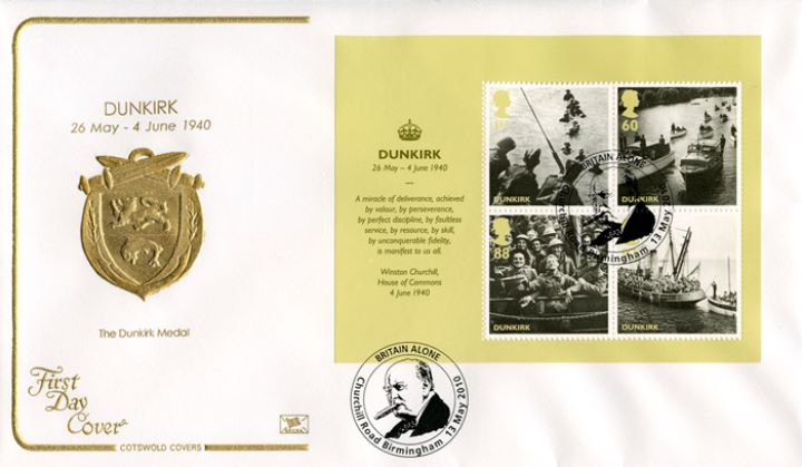 Britain Alone: Miniature Sheet, The Dunkirk Medal