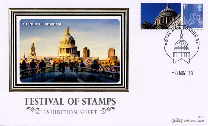 Festival of Stamps: Generic Sheet, St Paul's Cathedral