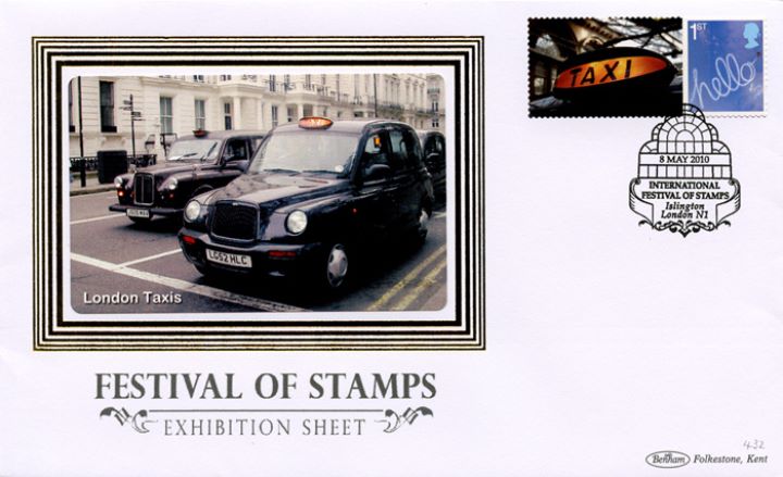 Festival of Stamps: Generic Sheet, London Taxis