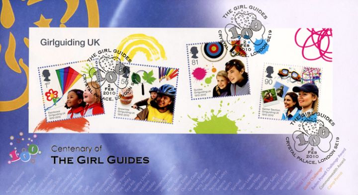 Girl Guiding: Miniature Sheet, Centenary 100