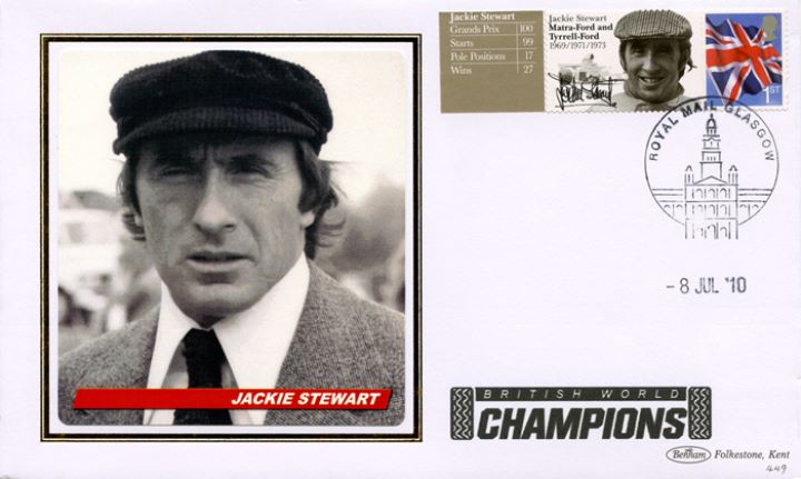 Grand Prix [Commemorative Sheet], Jackie Stewart