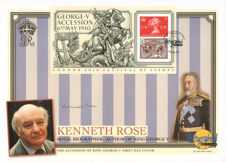 King George V: Miniature Sheet, Kenneth Rose