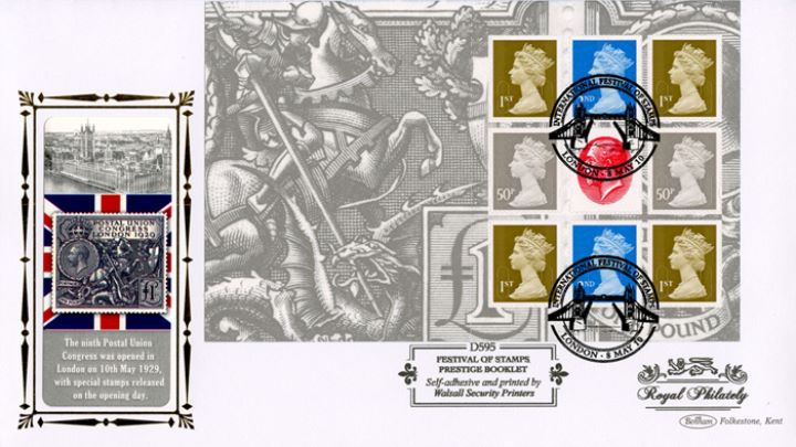 PSB: Festival of Stamps KGV - Pane 4, Postal Union Congress