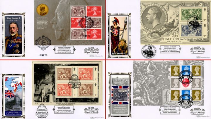 PSB: Festival of Stamps, Set of four covers