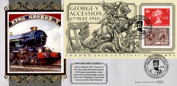 King George V: Miniature Sheet, GWR 6000 King George V