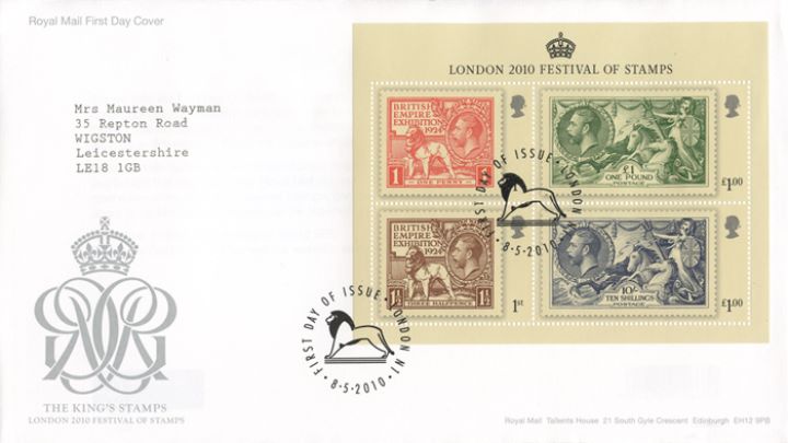 Festival of Stamps: Miniature Sheet, The King's Stamps