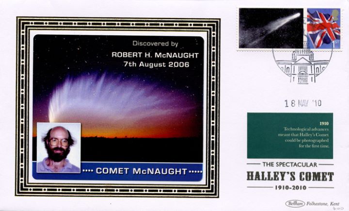 Halley's Comet [Commemorative Sheet], Comet McNaught