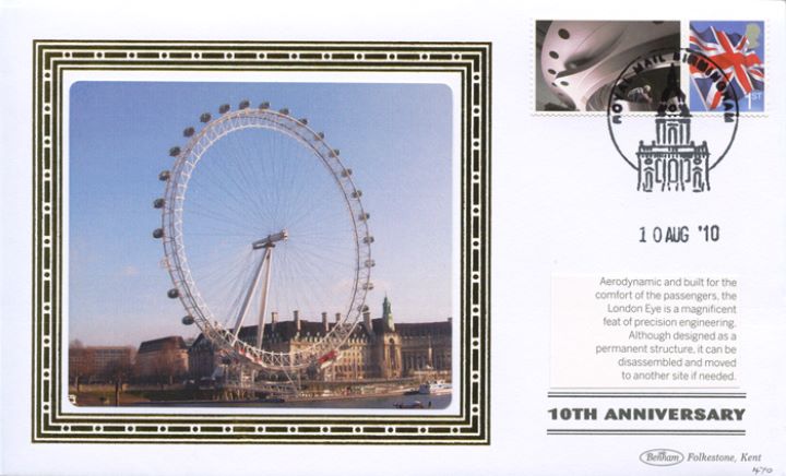 London Eye [Commemorative Sheet], Aerodynamic and built for comfort