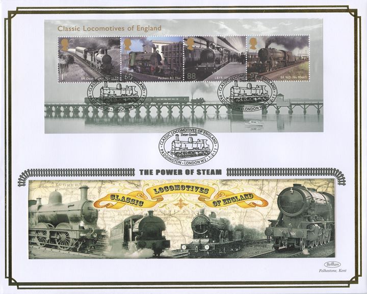 Classic Locomotives: Series No.1: Miniature Sheet, The Power of Steam