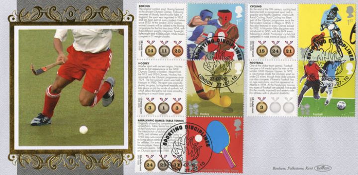 Olympic Games [Commemorative Sheet], Hockey