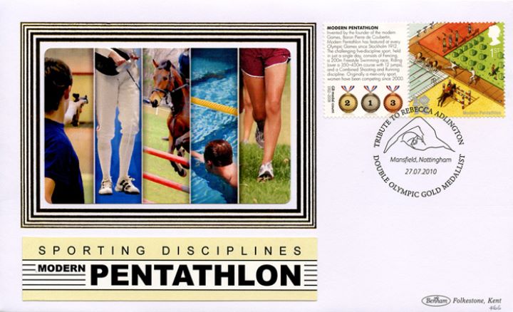 Olympic Games [Commemorative Sheet], Pentathlon