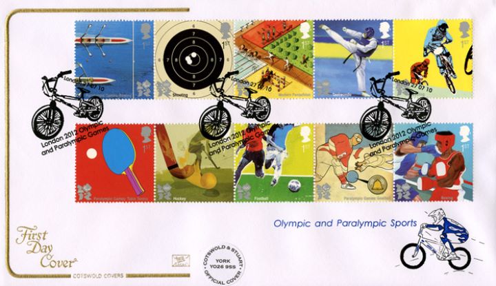 Olympic Games: Series No.2, Cycling