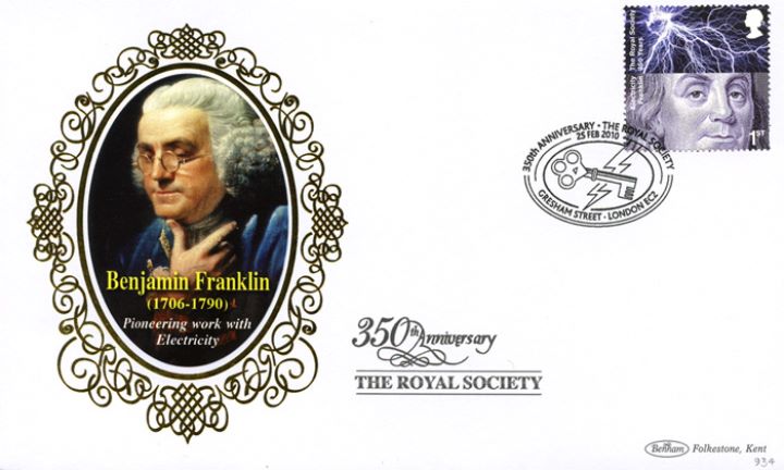 The Royal Society, Benjamin Franklin