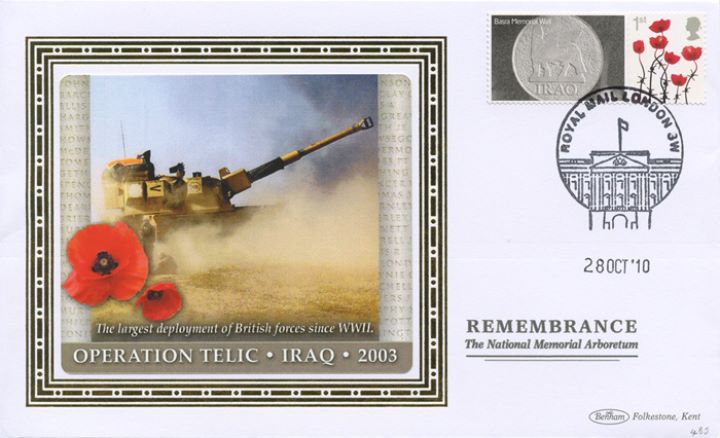 Remembrance [Commemorative Sheet], Operation Telic, Iraq