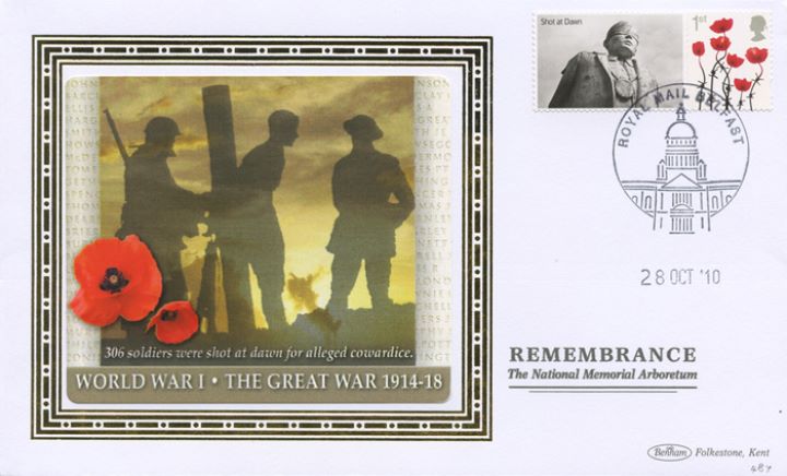 Remembrance [Commemorative Sheet], Shot at Dawn