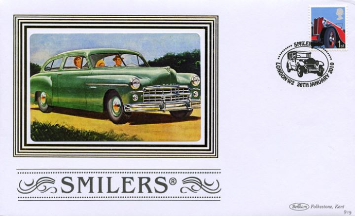 Smilers: Miniature Sheet, Early Saloon Car