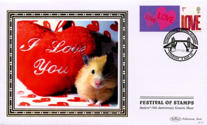 Festival of Stamps: Keep Smiling Generic Sheet, Mouse and Heart