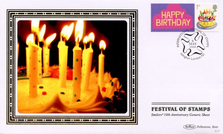 Festival of Stamps: Keep Smiling Generic Sheet, Happy Birthday