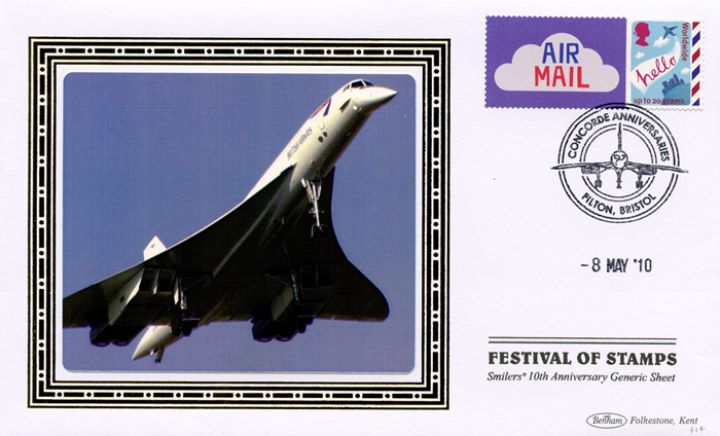 Festival of Stamps: Keep Smiling Generic Sheet, Concorde