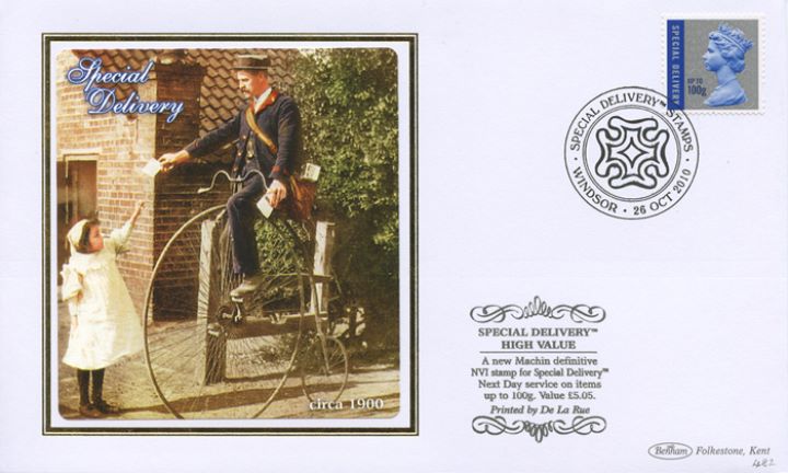 Machins (EP): Special Delivery, Postman on Penny Farthing