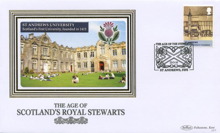 The Stewarts: Miniature Sheet, St Andrew's University