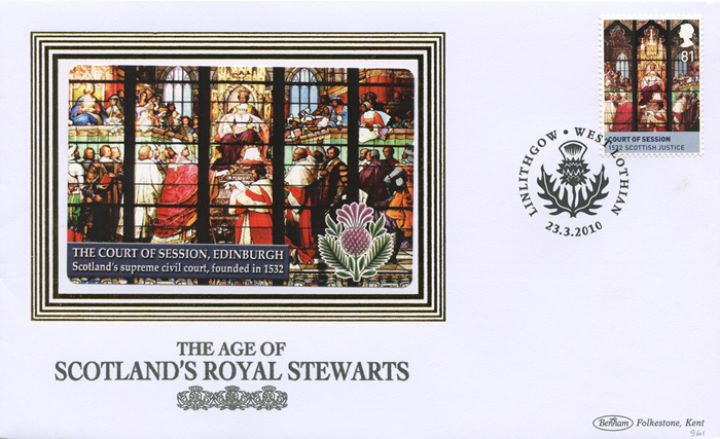 The Stewarts: Miniature Sheet, Court of Session, Edinburgh