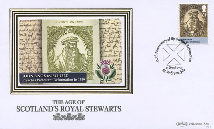 The Stewarts: Miniature Sheet, John Knox