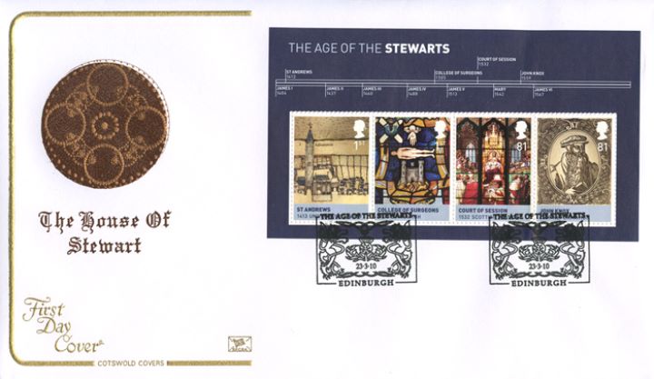 The Stewarts: Miniature Sheet, Decorative Motif