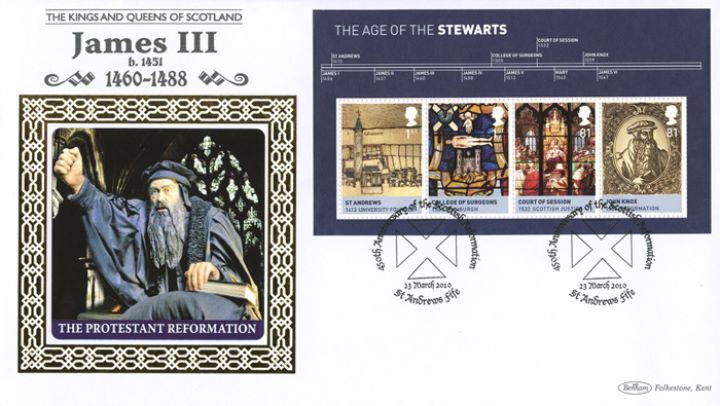 The Stewarts: Miniature Sheet, John Knox