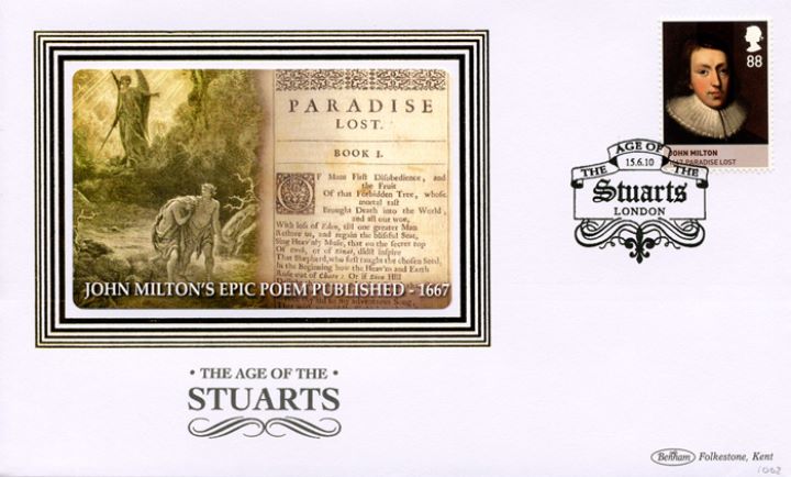 The Stuarts: Miniature Sheet, John Milton Paradise Lost