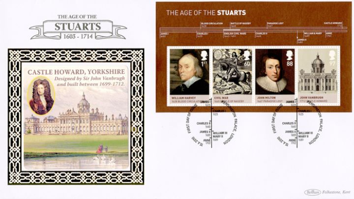 The Stuarts: Miniature Sheet, Castle Howard