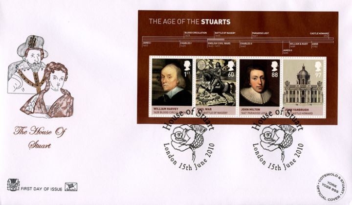 The Stuarts: Miniature Sheet, The House of Stuart