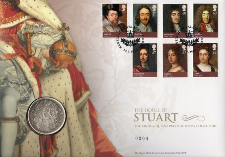 The Stuarts, Stuarts Medal Cover