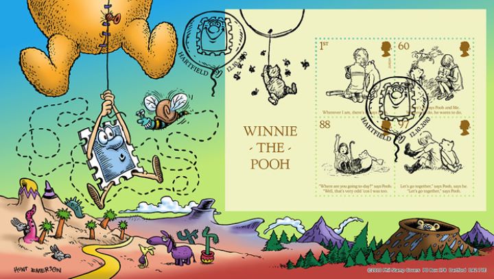 Winnie-the-Pooh: Miniature Sheet, Flying high