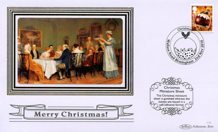 Christmas 2010: Miniature Sheet, Victorian Christmas Dinner