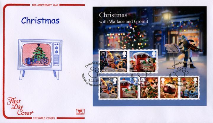 Christmas 2010: Miniature Sheet, Christmas on Television